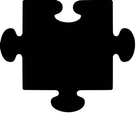 svg jigsaw puzzle shape  svg image icon svg silh