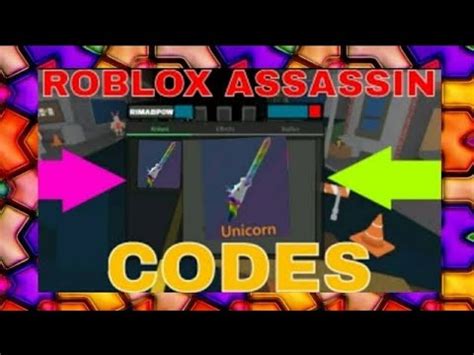 roblox assassin codes   youtube