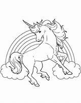 Unicorn Coloring Pages Horse sketch template
