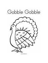 Gobble Coloring Change Template sketch template