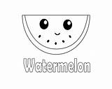 Watermelon Mewarnai Semangka Puppy Verticle Pusheen Freecoloring sketch template