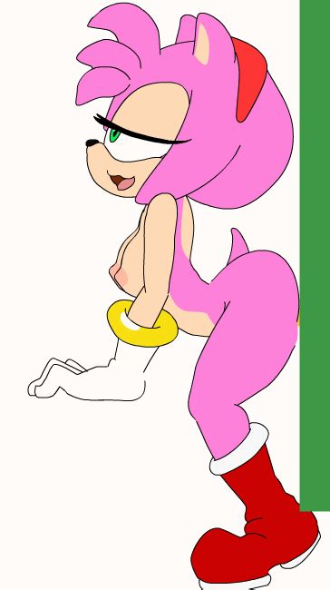 rule 34 2d amy rose animated ass breasts color female