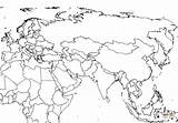 Eurasia Cartina Muta Colorare Mappa Countries Colorless Continente Unmarked Gol Www2 Tqn sketch template