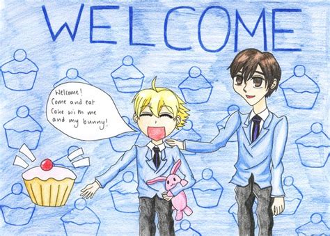welcome from honey and haruhi by hostclub on deviantart