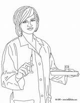 Enfermera Inyeccion Pintar Preparing Medecines Enfermeras Hellokids Enfermeros sketch template
