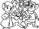 Rescuers Coloring Pages Mouse Wecoloringpage sketch template