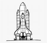 Outline Space Shuttle Spaceship Challenger Nasa Clipart Transparent Pngitem sketch template