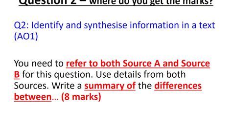 quickfire notes aqa english language paper  question  youtube