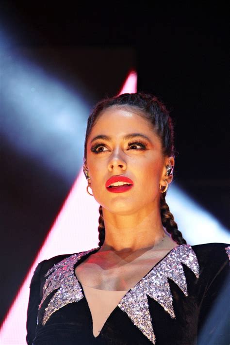 Seductive Singer Tini Stoessel Shows Her Body On The Stage