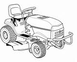 Lawn Mower Drawing Zero Turn Getdrawings sketch template