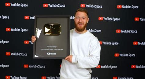 mike posner receives youtube gold play button award mike posner hits