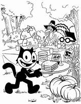 Felix Cat Coloring Pages Getcolorings sketch template