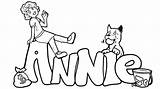 Annie Coloring Pages Jack Getcolorings Color Getdrawings sketch template