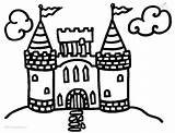 Coloring Castle Princess Popular sketch template