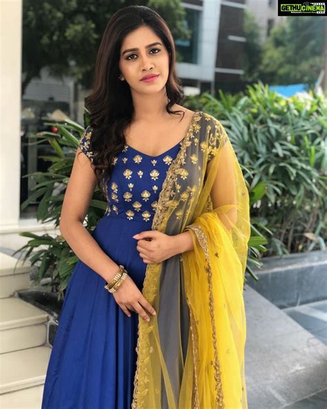 Actress Nabha Natesh 2018 Latest Beautiful Images Indian Gowns