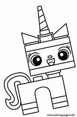 Coloring Unicorn Cat Pages Unikitty Printable Print sketch template