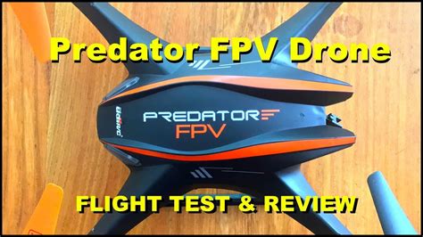 predator fpv hd quad copter drone flight test review youtube