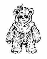Coloring Ewok Pages Star Wars Ewoks Baby Template Way Color Line Adult Popular Starwars Coloringhome Google sketch template