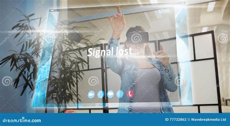 composite image  screen   video call stock photo image  casual black
