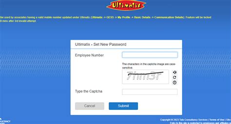 tcs ultimatix login registration process features