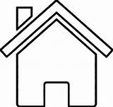 House Coloring Clip Wecoloringpage sketch template