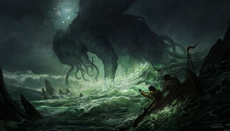 fantasy cthulhu hd wallpaper  jorge jacinto