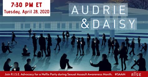 audrie and daisy netflix watch party saam r i s e advocacy inc