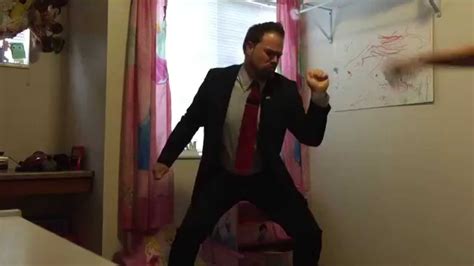 Mom Sets Up Camera Catches Dad Dancing Cute Daughter