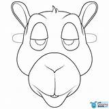 Camel Mask Coloring Printable Pages Kids Choose Board Camels sketch template