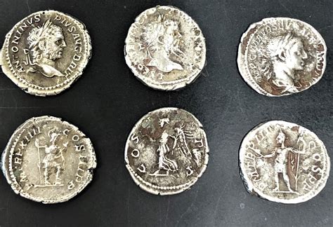 identifying  pair  roman coins ancientcoins