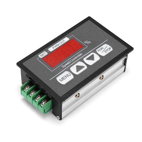 dc    pwm motor speed controller module dc adjustable led digital display speed regulator
