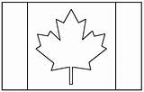 Coloring Flags Kids Flag Pages Color Canada Print Justcolor sketch template