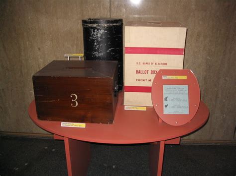 ballot boxes