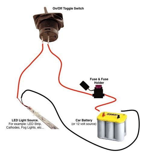 wire diagram   pole toggle switch  car