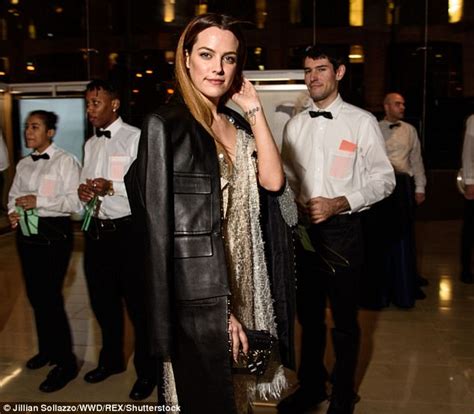riley keough is flirty in fringed frock at nyc gala daily mail online