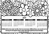 Calendar Coloring Printable Pages Kids Views sketch template