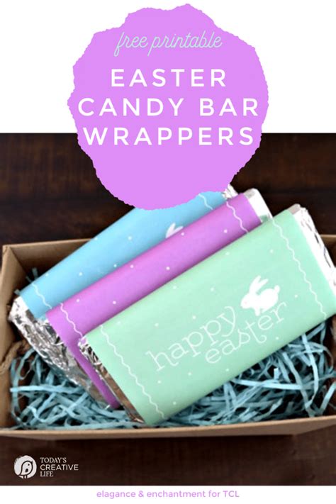 printable easter candy bar wrappers todays creative life