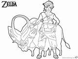 Ganon Zelda Ocarina Breath Wild Skyward sketch template