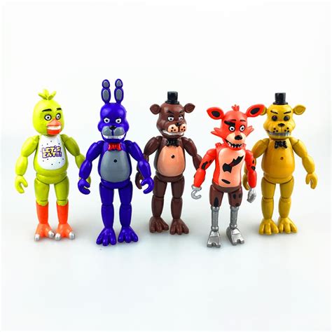 5 Pcs Pack 5 5 Inch Five Nights At Freddy S Pvc Action Figure Toy Foxy