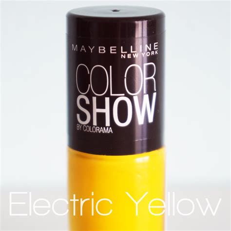 electric yellow citrus glitter
