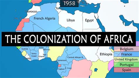 colonization  africa summary   map youtube