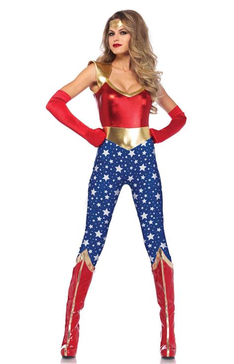 Sexy Wonder Woman Costume Women S Super Hero Fancy Dress