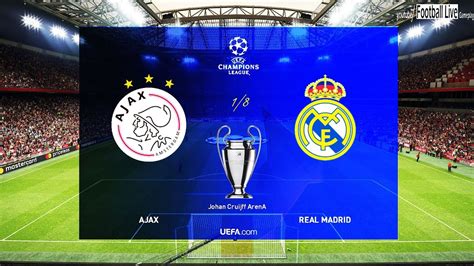 pes  ajax  real madrid uefa champions league ucl gameplay pc youtube