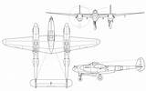 P38 Lightning Diagram Lockheed Pdf Airwingmedia Characteristics General sketch template