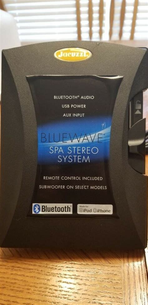 jacuzzi bluewave spa stereo system    remote spa hottub massage jacuzzi spa