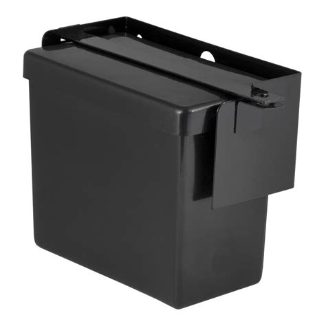 curt  polyethylene plastic battery case  black metal bracket