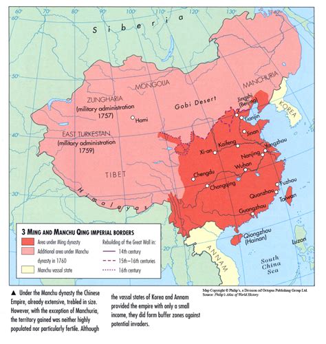 ming  manchu qing imperial borders  century   mapping