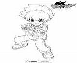 Coloring Pages Beyblade Player Printable sketch template