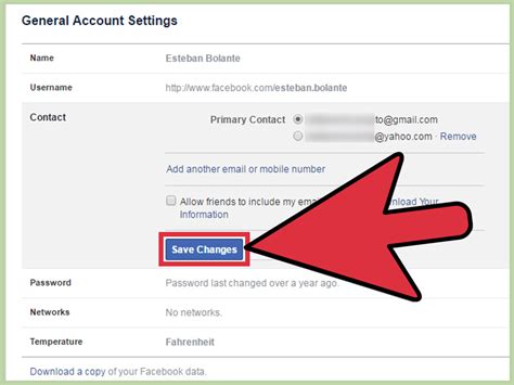 ways  change  email address  facebook wikihow