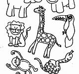 Animals Coloring Pages Grassland Land Preschool Zoo Printable Preschoolers Getcolorings Color Print Wild Getdrawings Colorings sketch template